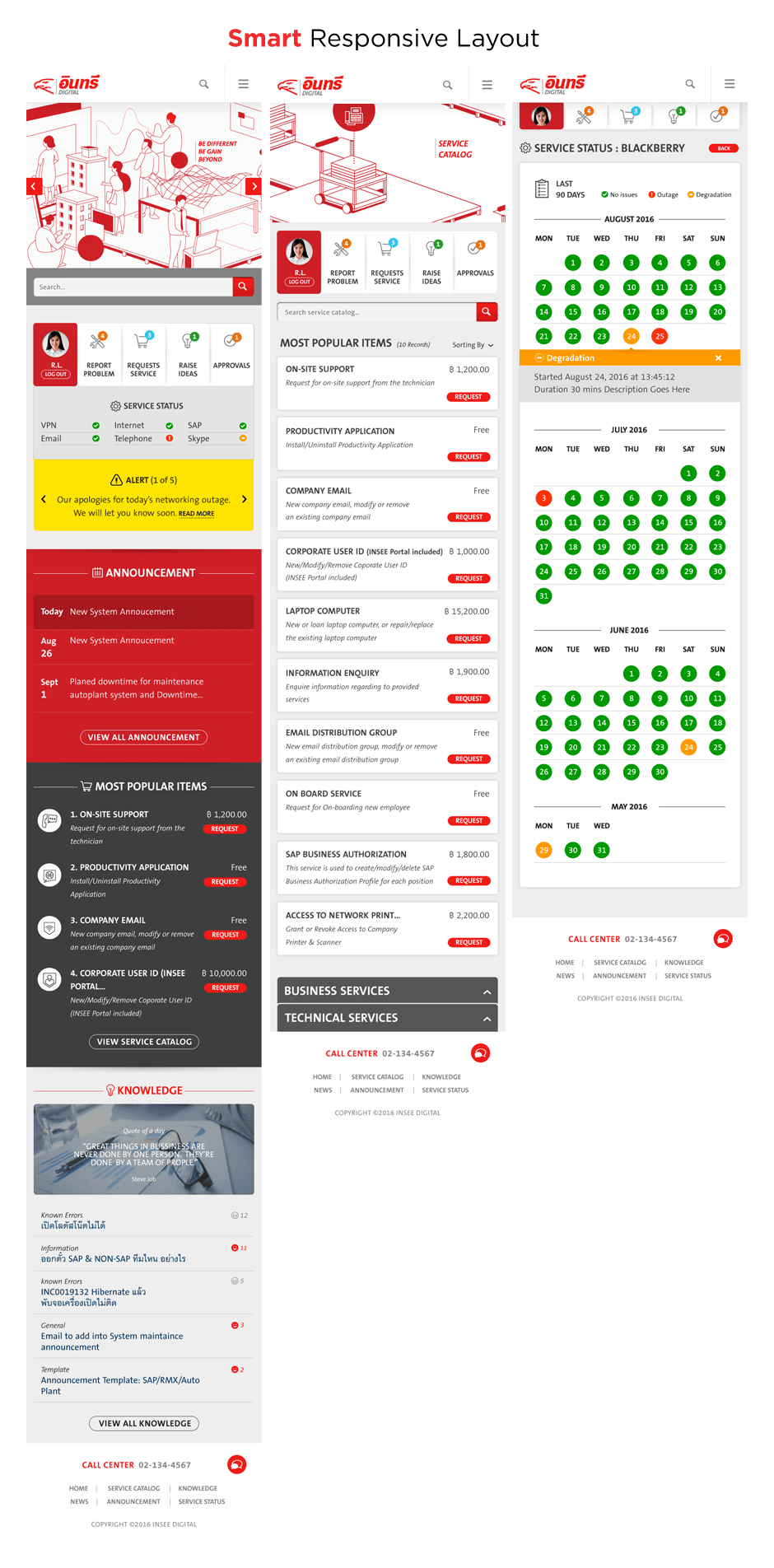INSEE Digital - Service Now Portal